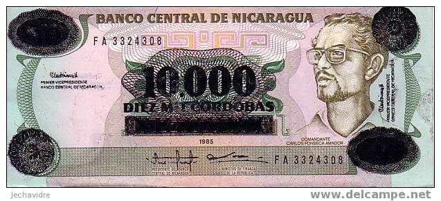 NICARAGUA   10 000 Cordobas / 10 Cordobas  Daté De 1985  Pick 158    ***** QUALITE  XF ***** - Nicaragua