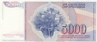 YOUGOSLAVIE   5 000 Dinara Daté Du 01-05-1985   Pick 93a  Signature 12  ****BILLET  NEUF**** - Yougoslavie