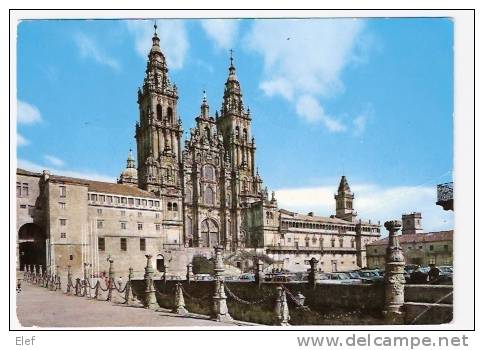 SANTIAGO De COMPOSTELA , Cathédrale , Façade  Obradoiro , 1973 - Santiago De Compostela