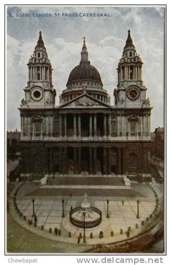 London - St.  Paul'S Cathedral    B - 30691  (colorisée) - St. Paul's Cathedral