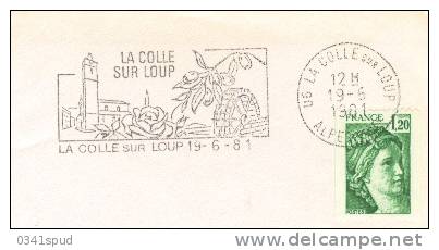 1981 France 06 La Colle Sur Loup  Moulin Mulino Water Mill - Moulins