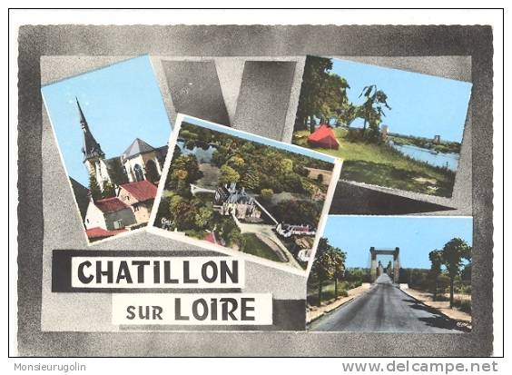 45 )FL) CHATILLON SUR LOIRE, MUTLVITUES CPSM 150 X 105 - Chatillon Sur Loire