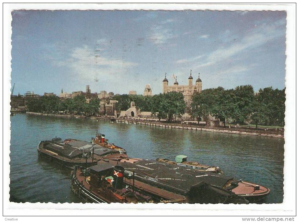 TOWER OF LONDON 1960   -bateaux,schepen - Tower Of London