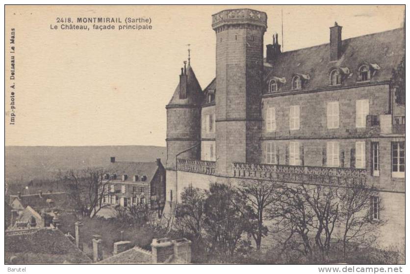 MONTMIRAIL - Le Château, Façade Principale - Montmirail