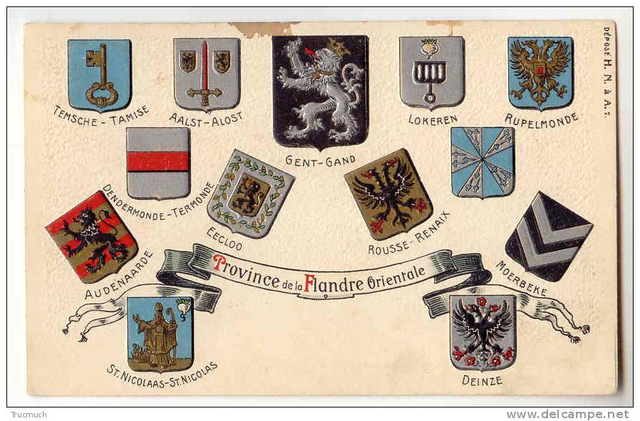 C2528 - Province De La Flandre Orientale " Blasons" - Sonstige & Ohne Zuordnung