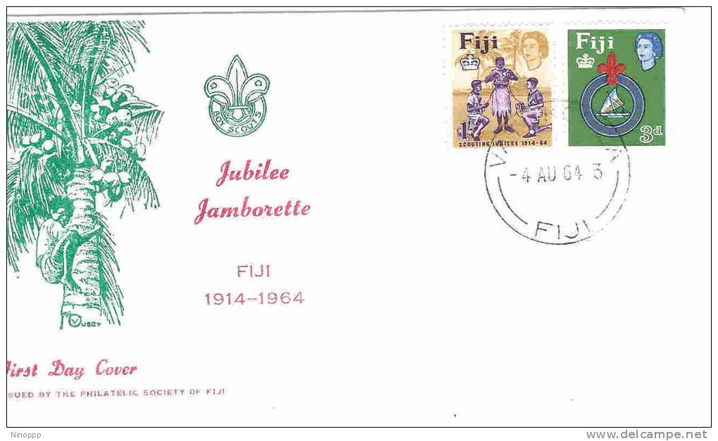 Fiji-1964 Scouts  FDC - Fidji (1970-...)