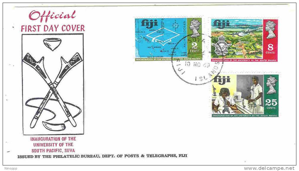 Fiji-1969 Suva University Inauguration FDC - Fiji (1970-...)