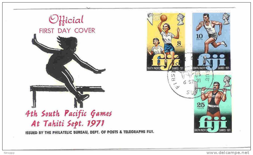 Fiji-1971 4th South Pacific Games  FDC - Fidji (1970-...)