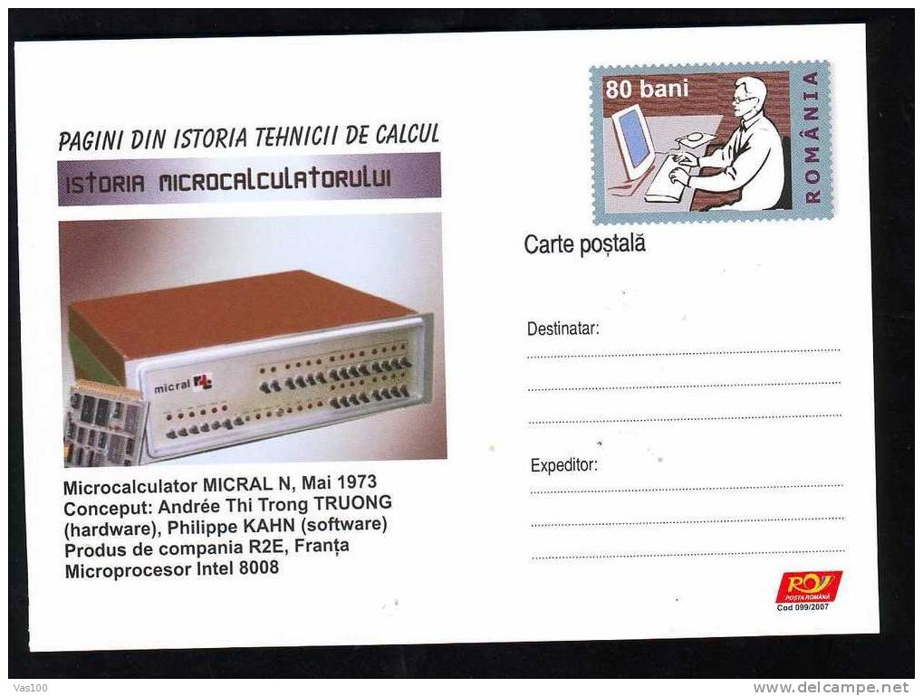 Computers R2E France,1 PC Stationery,2007 Romania - Informatique