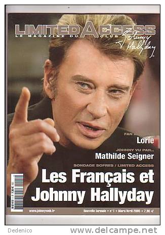 J.HALLYDAY :  LIMITED ACCESS  :  N° 1 /  MARS/AVRIL 2005 - People