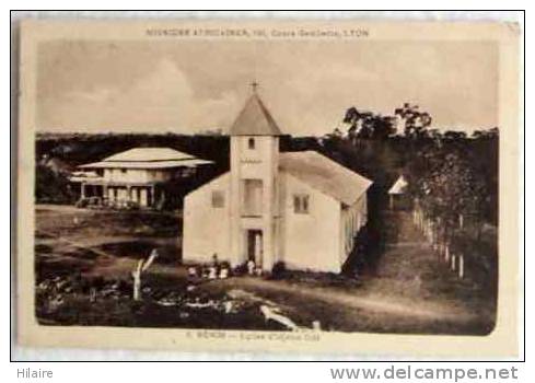 Cpa BENIN Eglise D'idjebu Odé - Missions Africaines - Benin