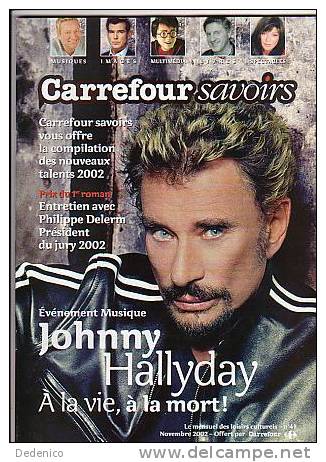 J.HALLYDAY :  HORS COMMERCE :  " CARREFOUR SAVOIRS  " - People