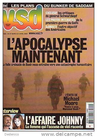 J.HALLYDAY :  VSD  MARS 2003 - People