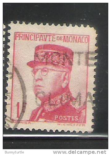 Monaco 1937-43 Prince Louis II 1f Used - Autres & Non Classés