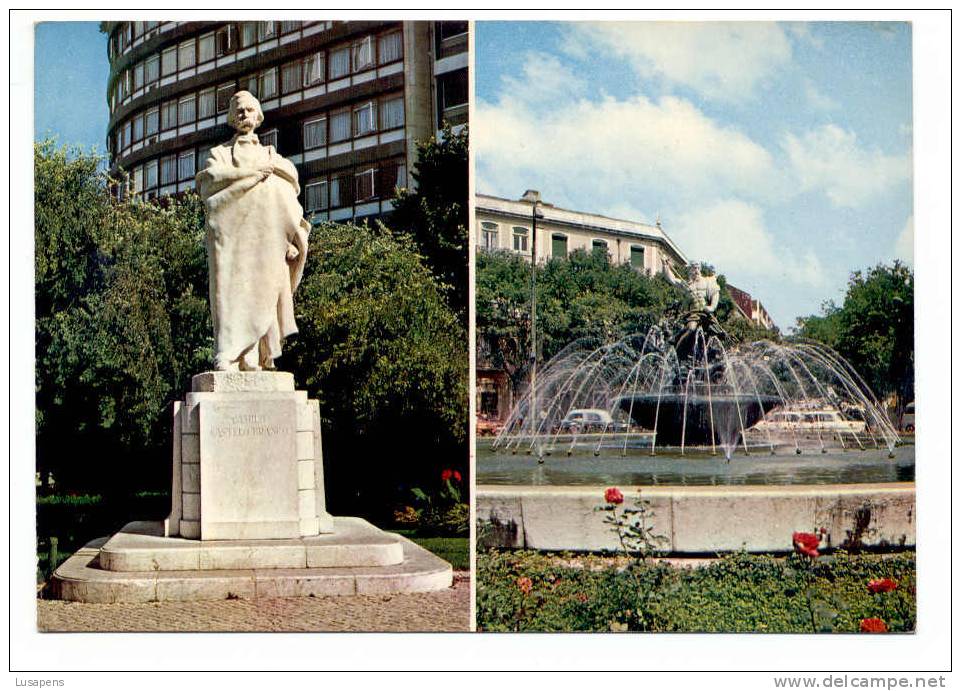 Portugal Cor 1394 – Lisboa – Camilo Castelo Branco. Neptuno Cars Estefânia?!!? - Castelo Branco