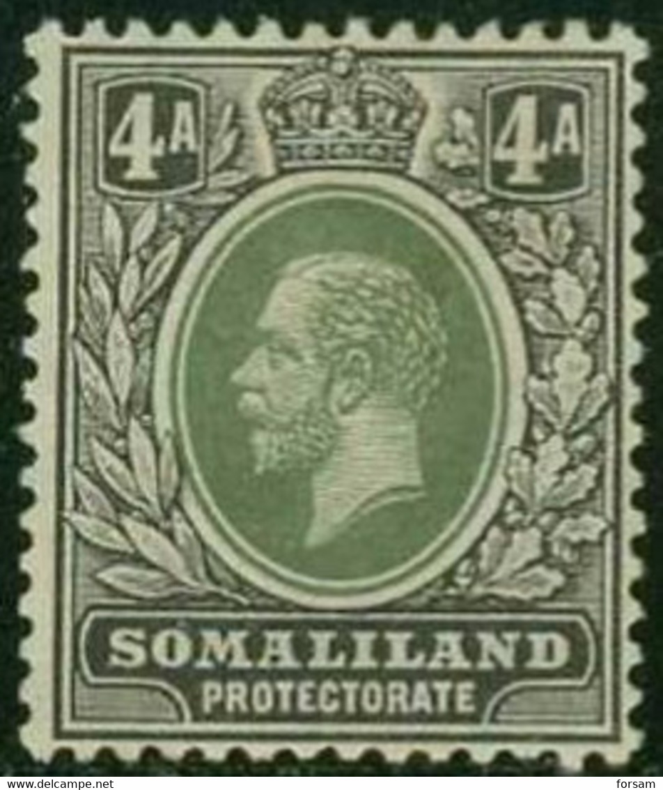 BRITISH SAMOLILAND..1921..Michel # 62...MLH. - Somaliland (Protettorato ...-1959)