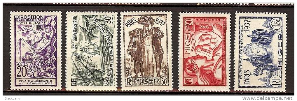 Niger N° 57 à 61 * - Unused Stamps