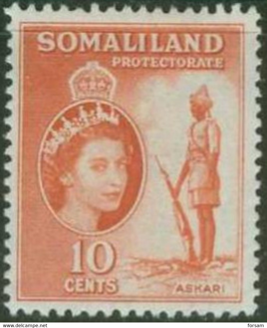 BRITISH SAMOLILAND..1953..Michel # 122...MLH. - Somaliland (Herrschaft ...-1959)