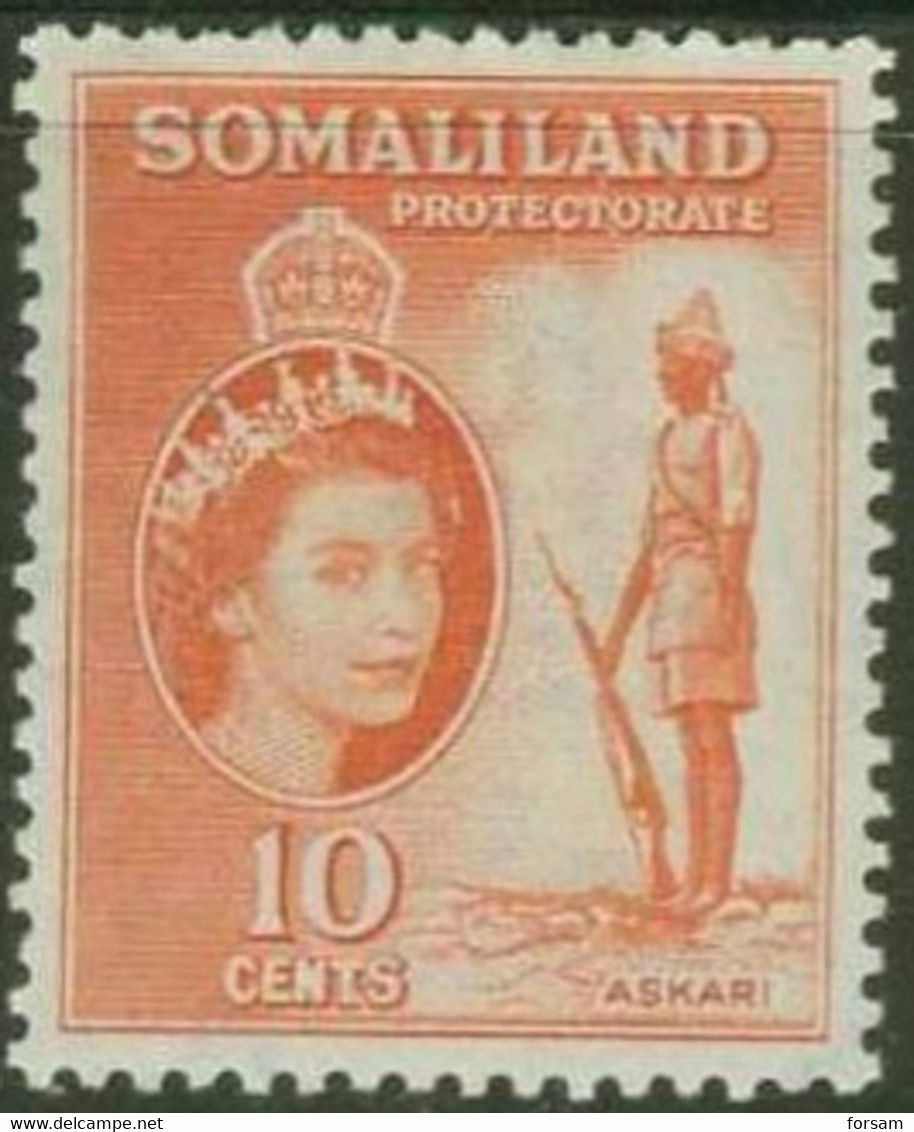 BRITISH SAMOLILAND..1953..Michel # 122...MLH. - Somalilandia (Protectorado ...-1959)