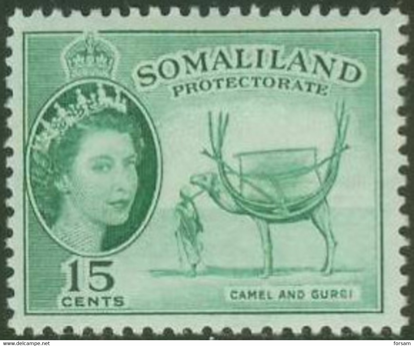 BRITISH SAMOLILAND..1953..Michel # 123...MLH. - Somaliland (Protectorat ...-1959)