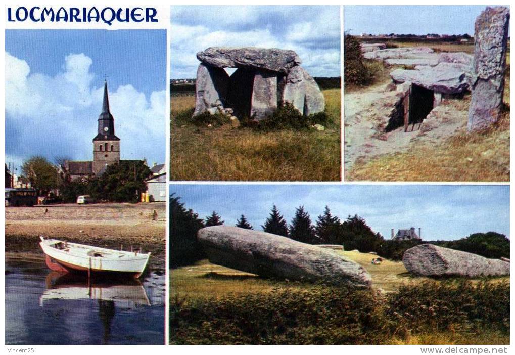 Locmariaquer 56 Le Dolmen De Kercadoret Locmine 1970 Bretagne - Locmariaquer