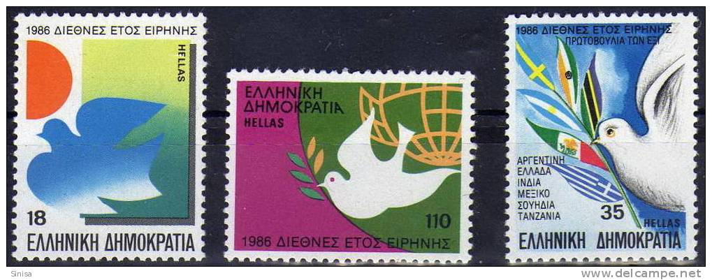 Greece / Peace - Unused Stamps