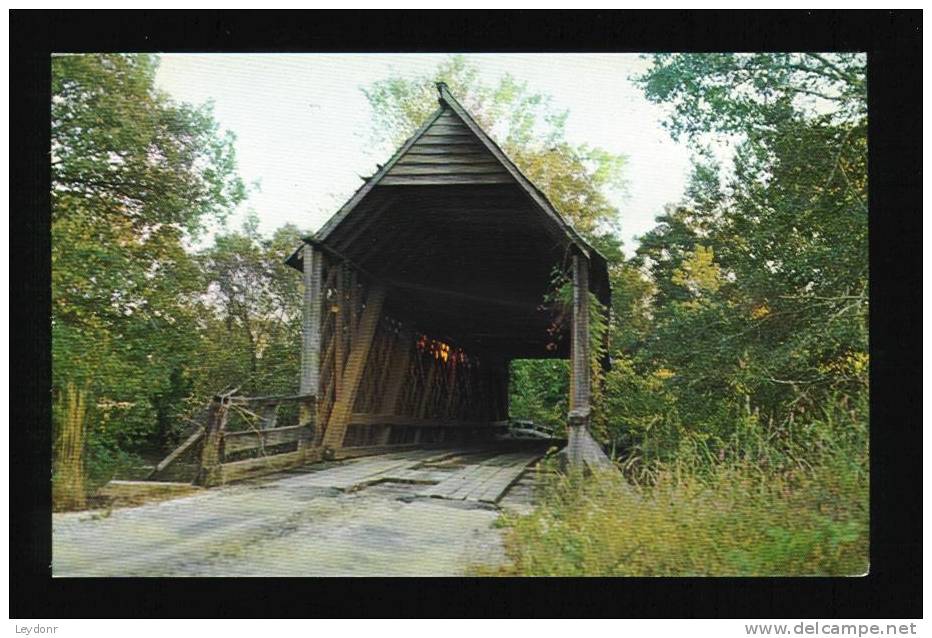 Mellons Mill Covered Bridge Near Oxford, Alabama - Altri & Non Classificati