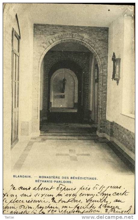 Blandain - Monastère Des Bénédictines- Béthanie-Parloirs -190? - Tournai