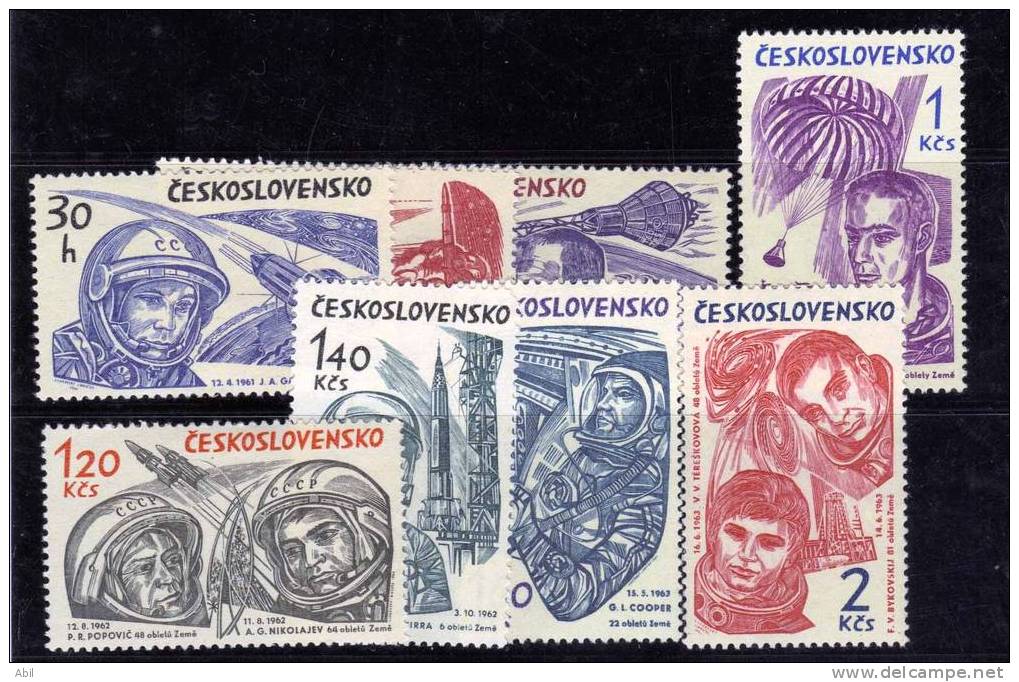 Tchécoslovaquie 1964 N°Y.T. : 1331 à 1338** - Neufs