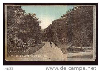 CP Ancienne Angleterre - Entrance Endcliffe Woods Sheffield - écrite - Sheffield