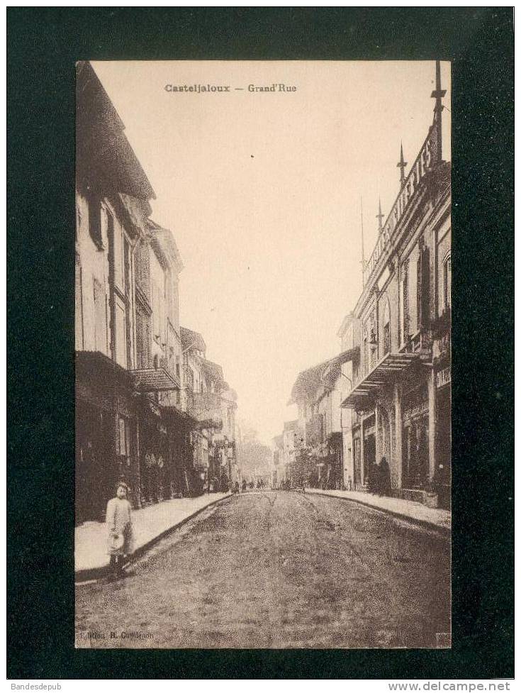 Casteljaloux (47) - Grand' Rue ( Grande Rue Animée Ed. R. Capdepon) - Casteljaloux