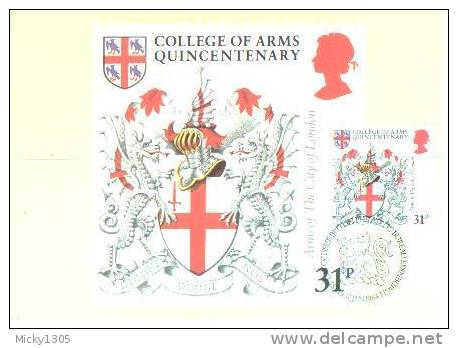 Großbritannien / United Kingdom - Mi-Nr 975/978 - Vier Maxikarten / Four Maxicards (b014) ## - PHQ Karten