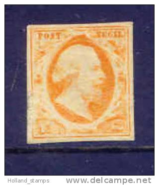 1852 Koning Willem III 15 Cent NVPH 3 * Periode 1852 Nederland Nr. 3 ONGEBRUIKT  (29)  Inutilisé * Mint - Ongebruikt