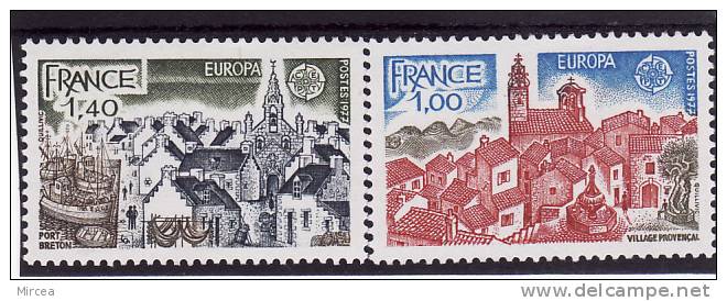 France Yv.no.1928/9 Neufs** - 1977