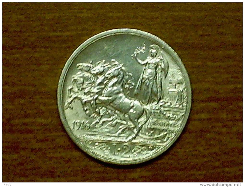 REGNO D´ ITALIA - VITTORIO EMANUELE III - ANNO 1916 -  2 LIRA QUADRIGA BRIOSA - 1900-1946 : Victor Emmanuel III & Umberto II