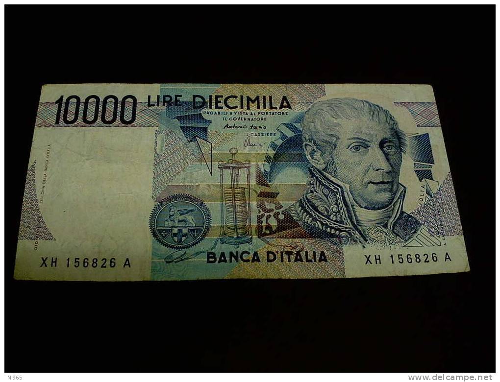 REPUBBLICA ITALIANA - BANCA D´ ITALIA - BANCONOTA DA LIRE 10000 SOSTITUTIVA CON LA " X " - 10.000 Lire