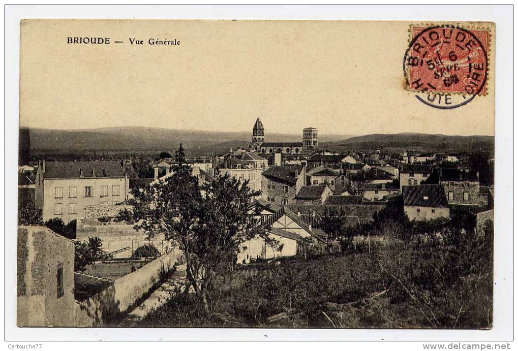 K10 - BRIOUDE - Vue Générale ((1906 - Oblitération De Brioude Côté Vue) - Brioude