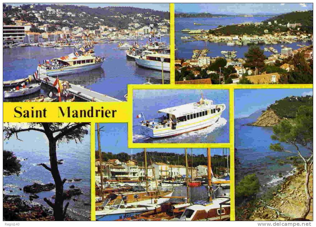 Saint Mandrier Sur Mer - Var - Multivues - En 1989. - Saint-Mandrier-sur-Mer