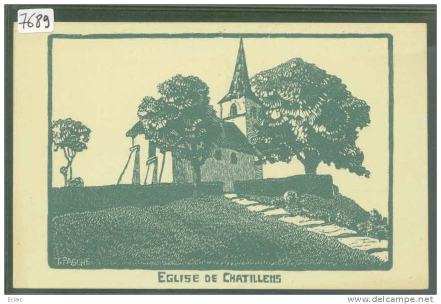 DISTRICT D´ORON  /// EGLISE DE CHATILLENS - TTB - Châtillens