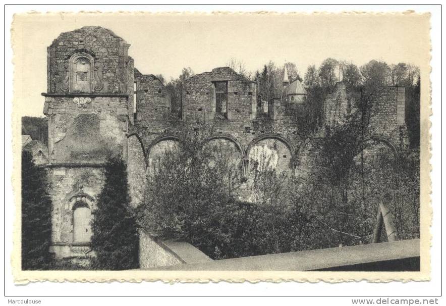 Orval (Florenville). Abbaye Notre-Dame. Vue Sur Les Ruines Et La Chapelle Des Scouts. Abdij. Ruïnes En Kapel Der Scouts. - Florenville