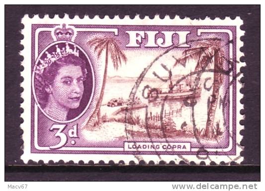 Fiji 152  (o)  LOADING  COPRA - Fiji (...-1970)