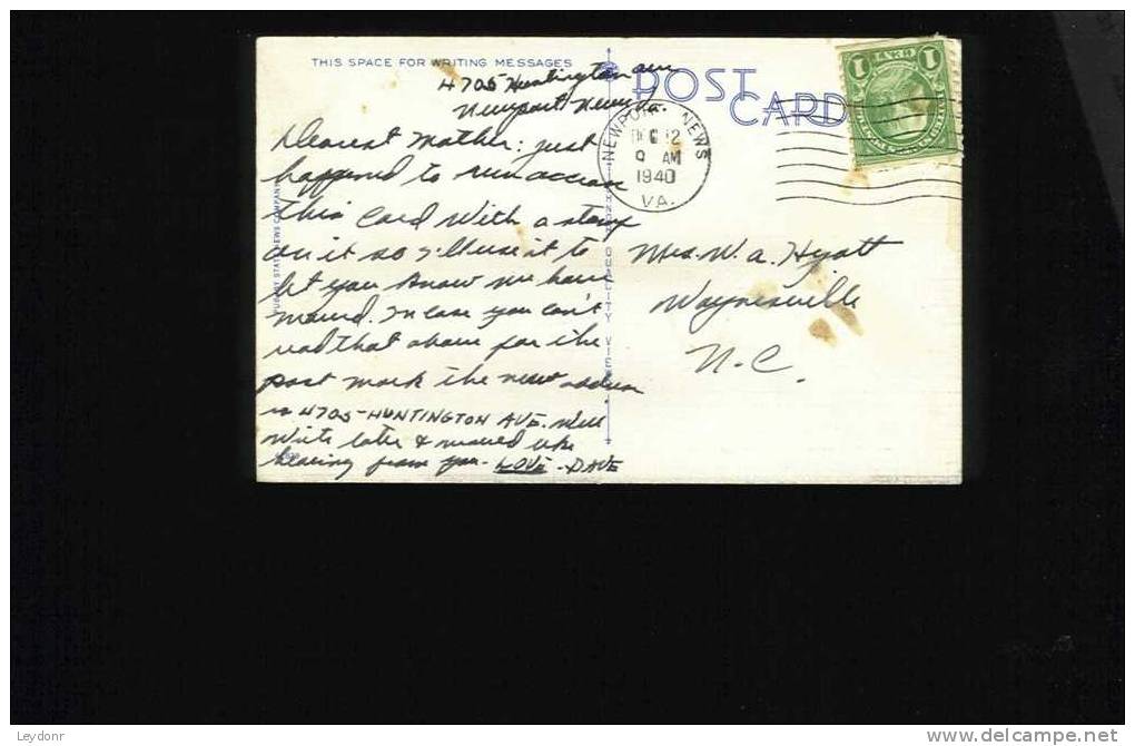 Samoset Hotel, Rockland, Maine - 1940 - Other & Unclassified