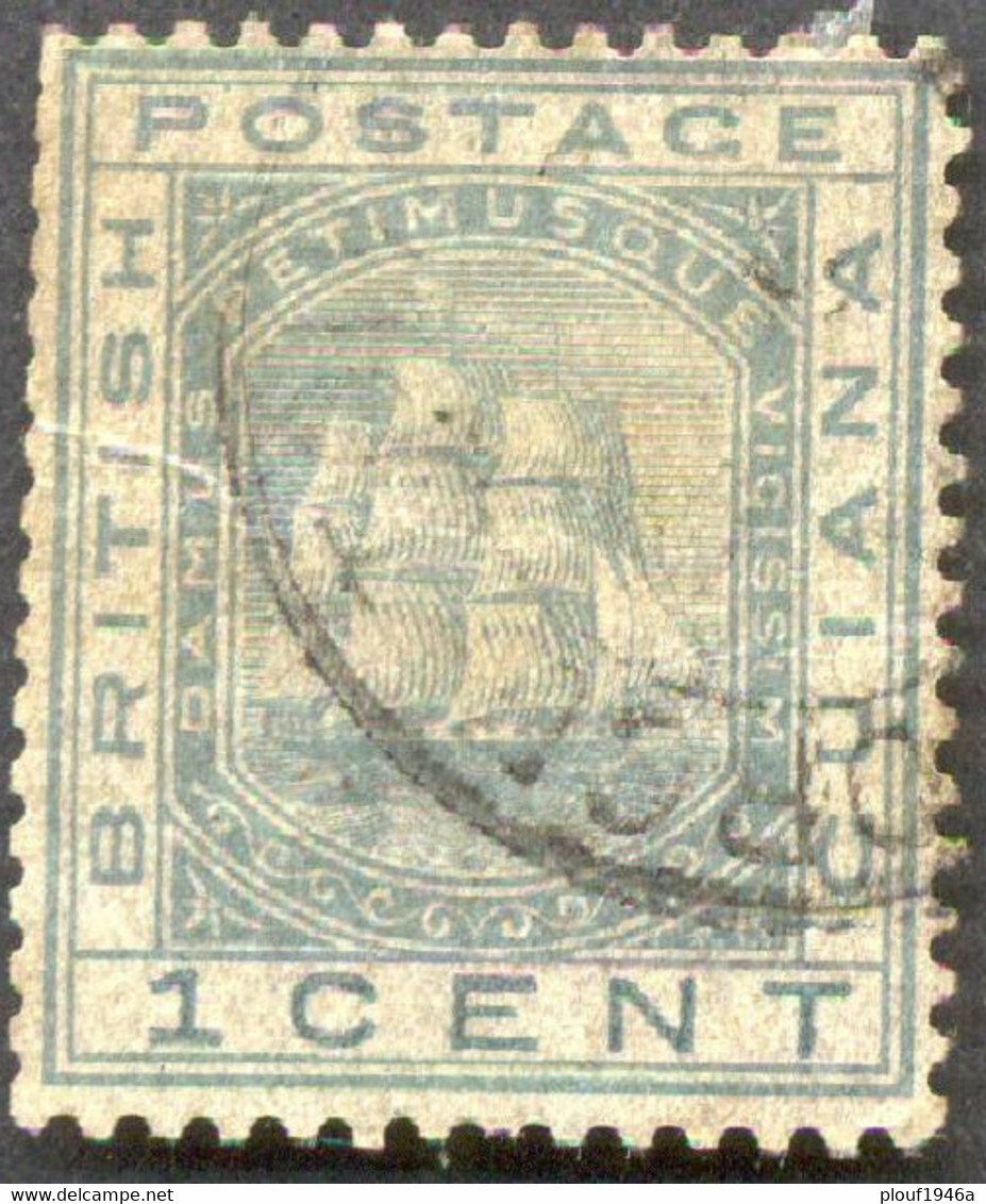 Pays : 214 (Guyane Britannique)  Yvert Et Tellier N° :  33 (o) - British Guiana (...-1966)