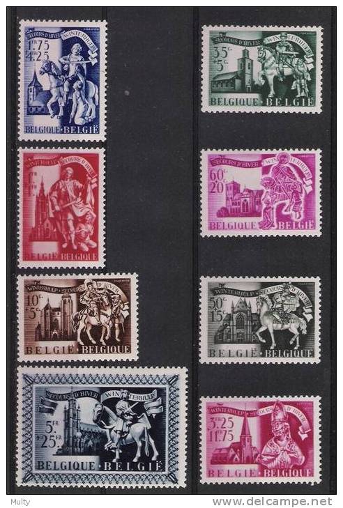 Belgie OCB 631 / 638 (**) - Unused Stamps