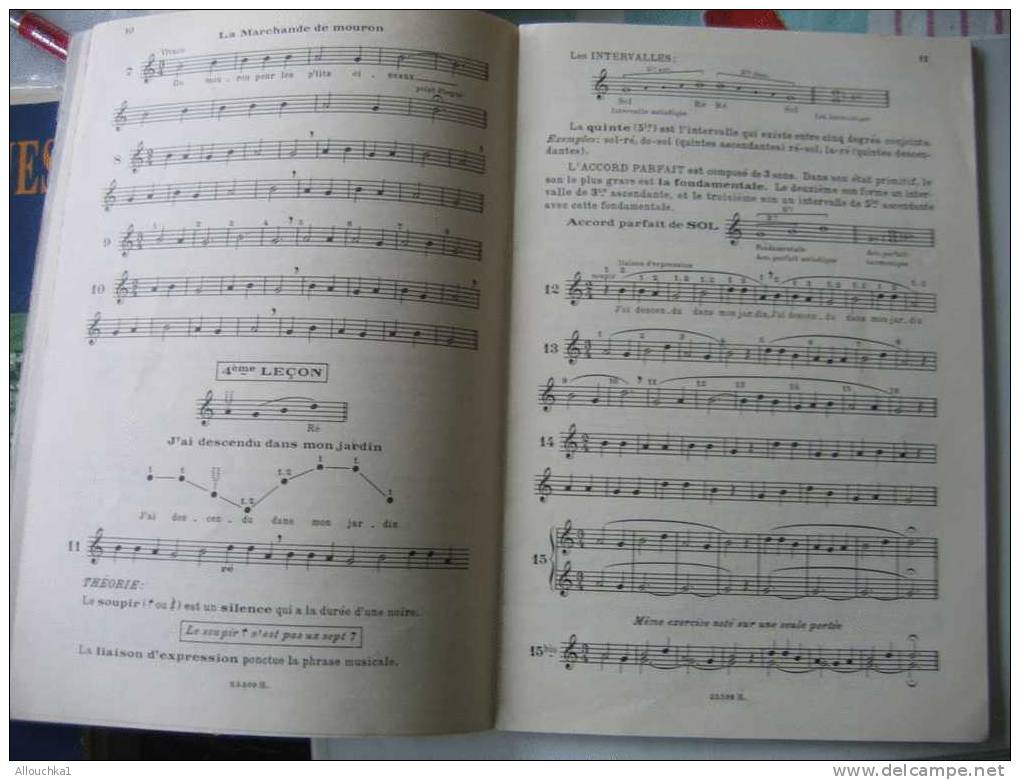 1958 MUSIQUE & PARTITION SOLFEGE VOCAL OUVRAGE COMPLETE PAR UN ICONOGRAPHIE ORCHESTRE SYMPHONIQUE  MUSICALE ANTIQUITE - Textbooks