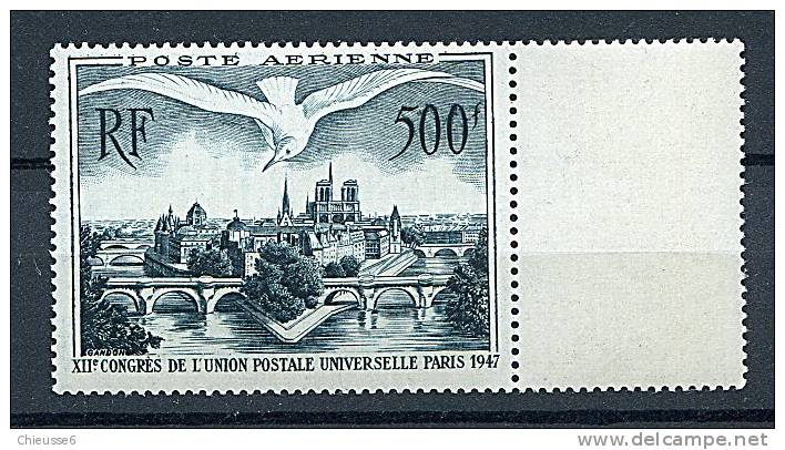 France ** PA N° 20 - 300F  Les Ponts De Pris - Bord De Feuille. (1) . - 1927-1959 Neufs