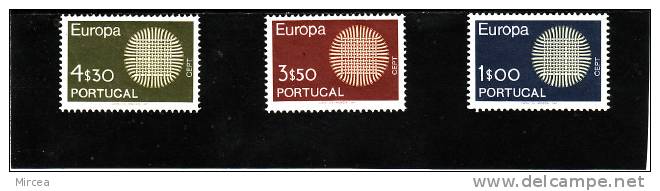 Portugal - Yv.no.1073/5 Neufs - 1970