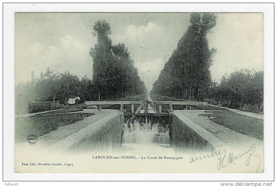 LAROCHE-SUR-YONNE - Le Canal De Bourgogne - Laroche Saint Cydroine