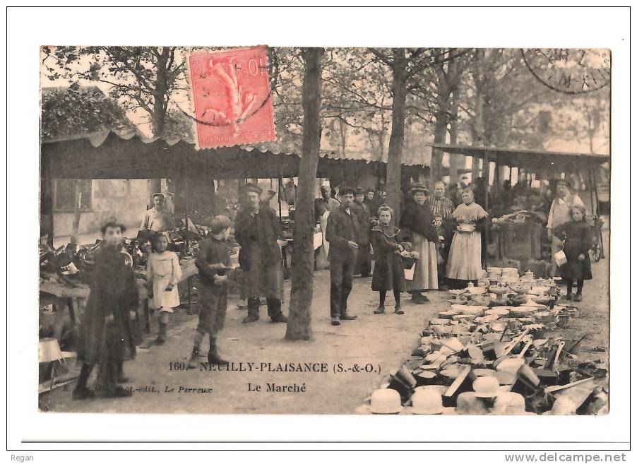 CPA---93----NEUILLY-PLAISANCE-----MARCHE--- - Neuilly Plaisance