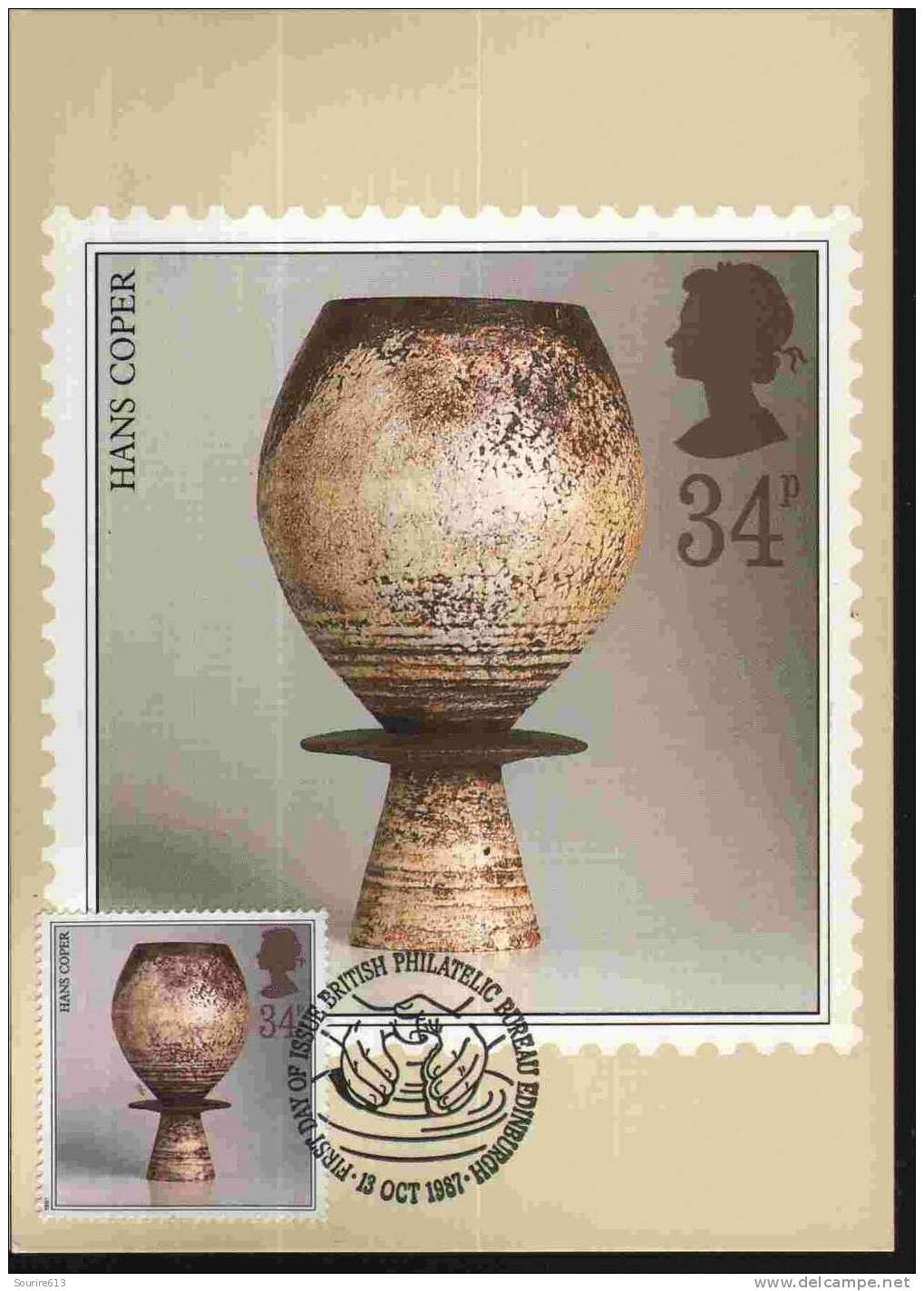 CPJ Gb 1987 Porcelaine Poterie Hans Coper - Porzellan